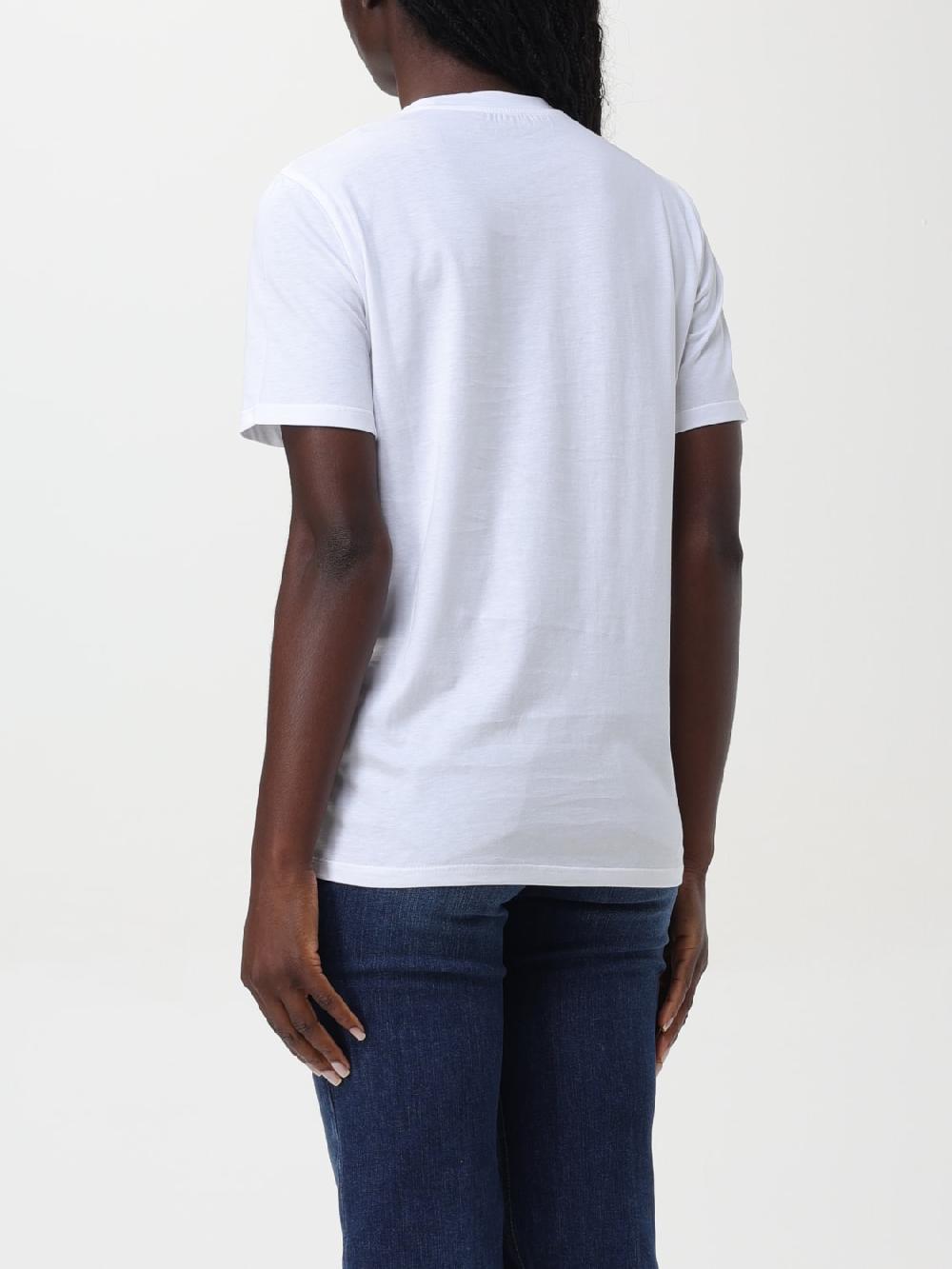 Giglio T-shirt Elisabetta Franchi In Cotone Con Stampa Logo