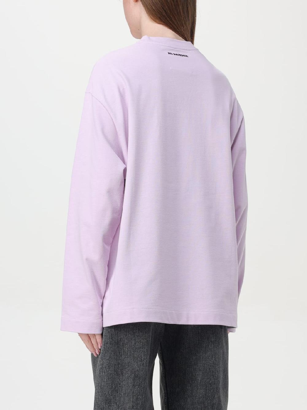 Giglio T-shirt In Cotone Jil Sander Con Stampa Grafica