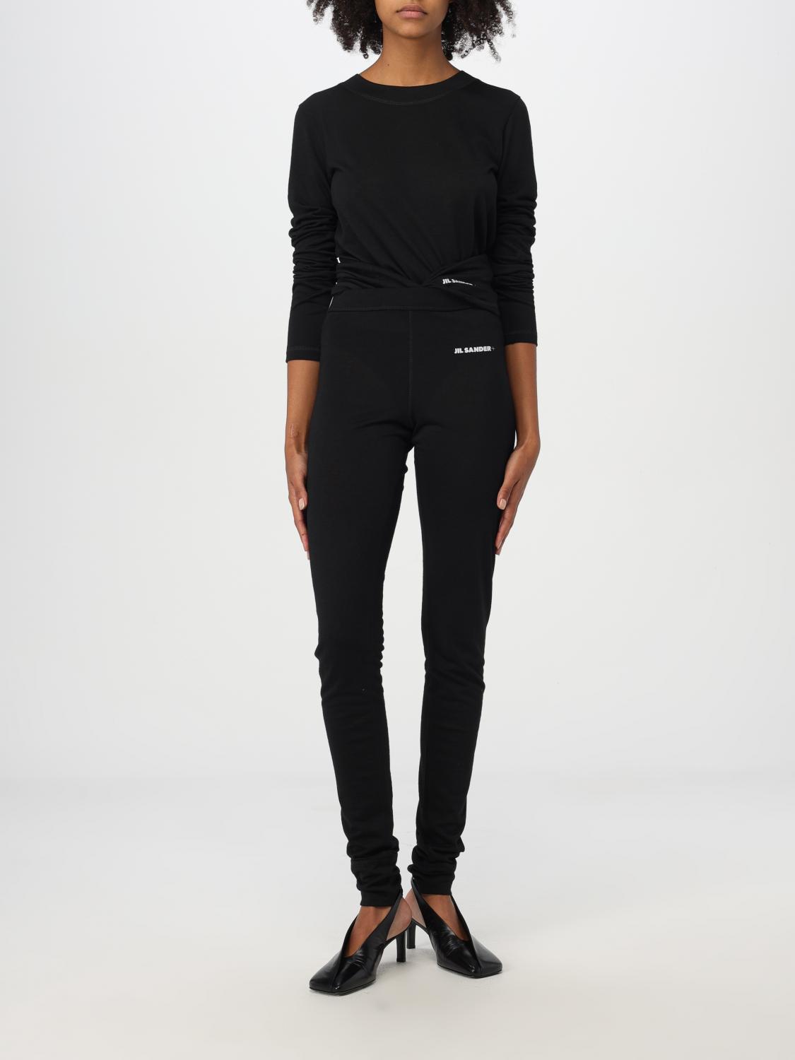 Giglio T-shirt Jil Sander In Misto Lana Vergine Con Logo