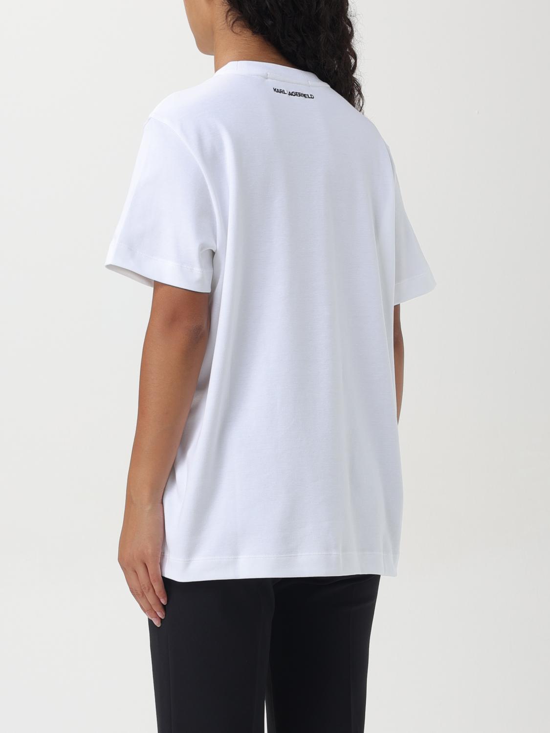 Giglio T-shirt Karl Lagerfeld In Cotone Con Stampa Grafica