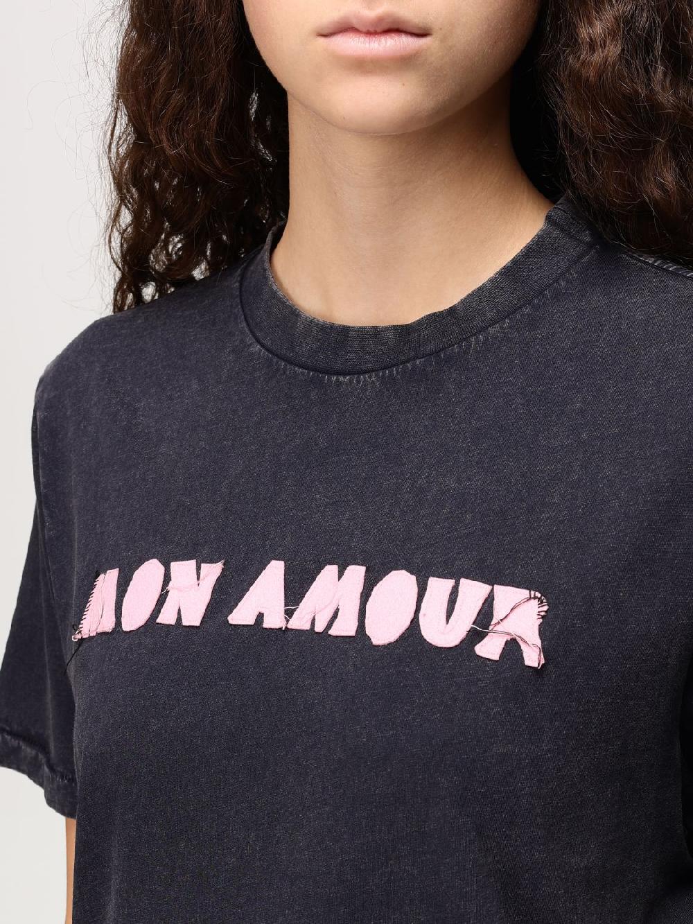 Giglio T-shirt Mon Amour Zadig & Voltaire In Cotone Con Ricamo