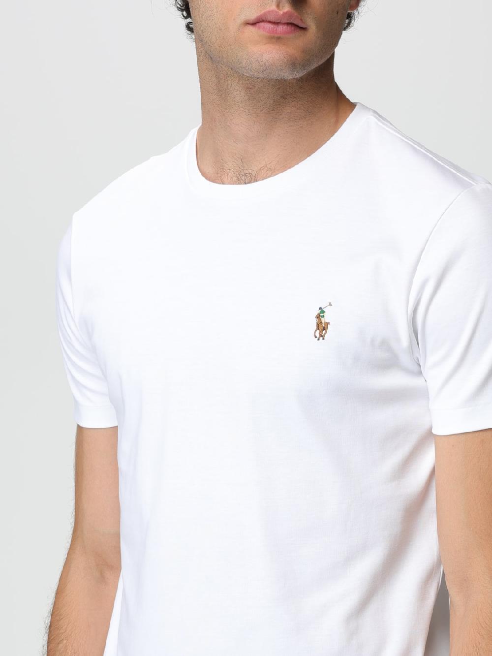 Giglio T-shirt Polo Ralph Lauren In Cotone Con Logo Ricamato