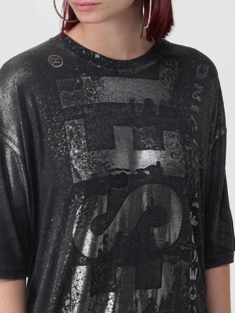 Giglio T-shirt T-Buxt-P5 Diesel In Viscosa Con Stampa Logo