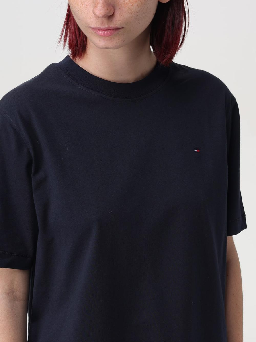 Giglio T-shirt Tommy Hilfiger In Cotone Riciclato Con Logo