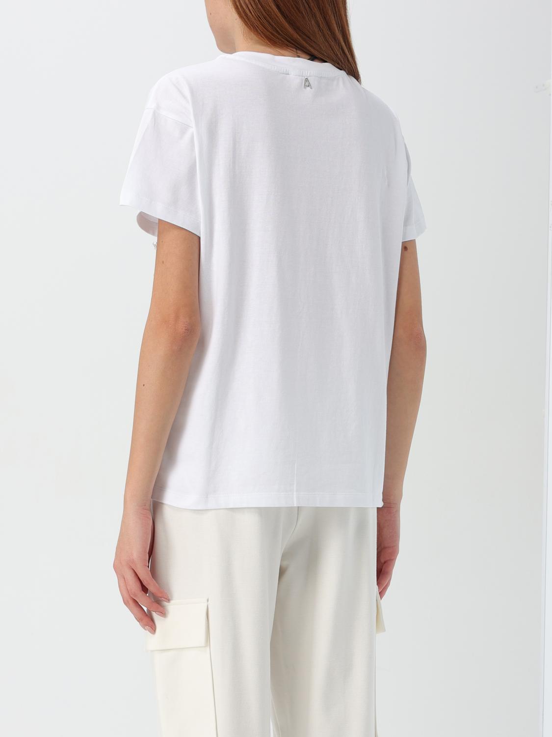 Giglio T-shirt Twinset - Actitude In Cotone Con Strass