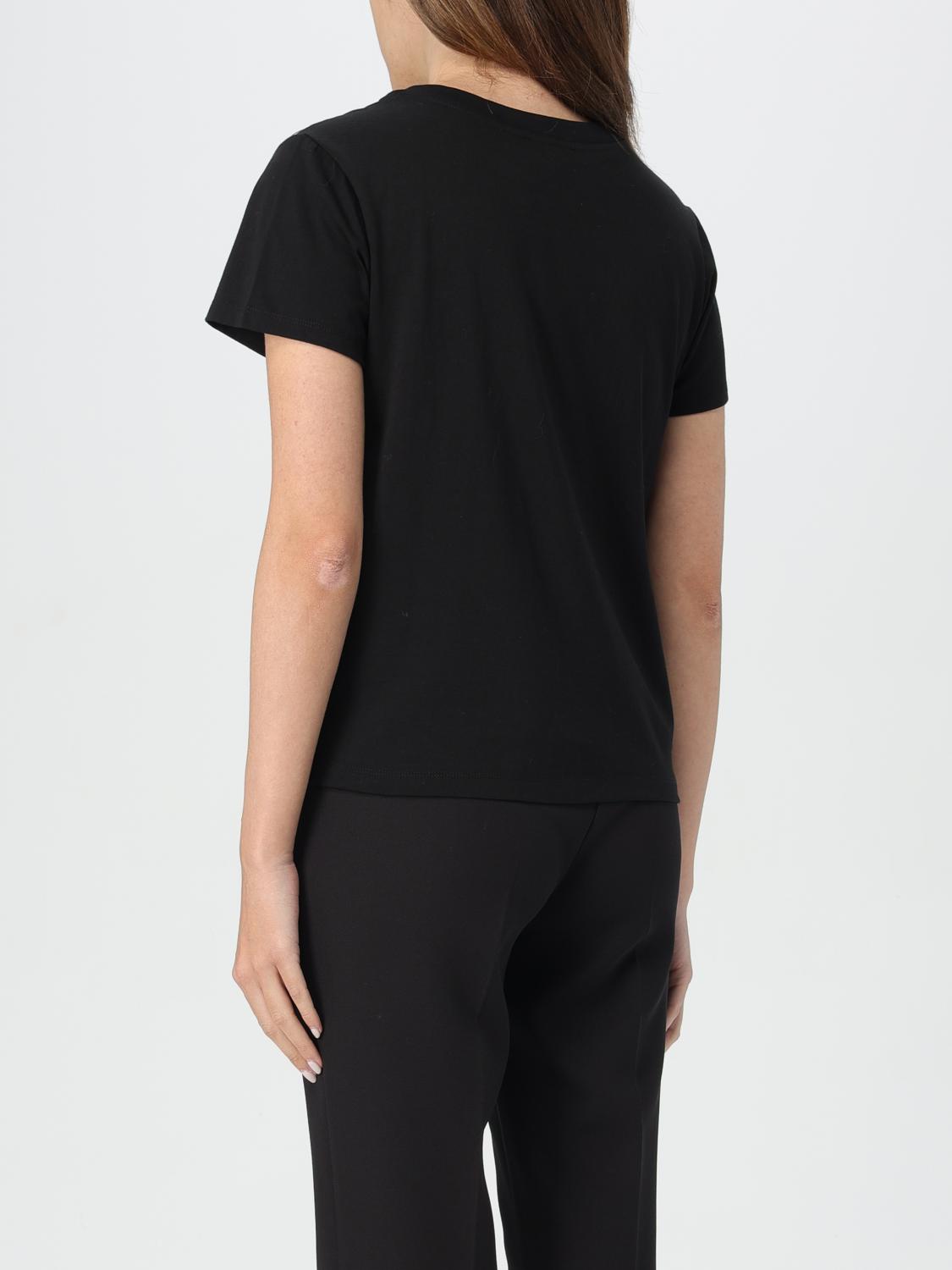 Giglio T-shirt Twinset - Actitude In Cotone Con Tulle Ricamato