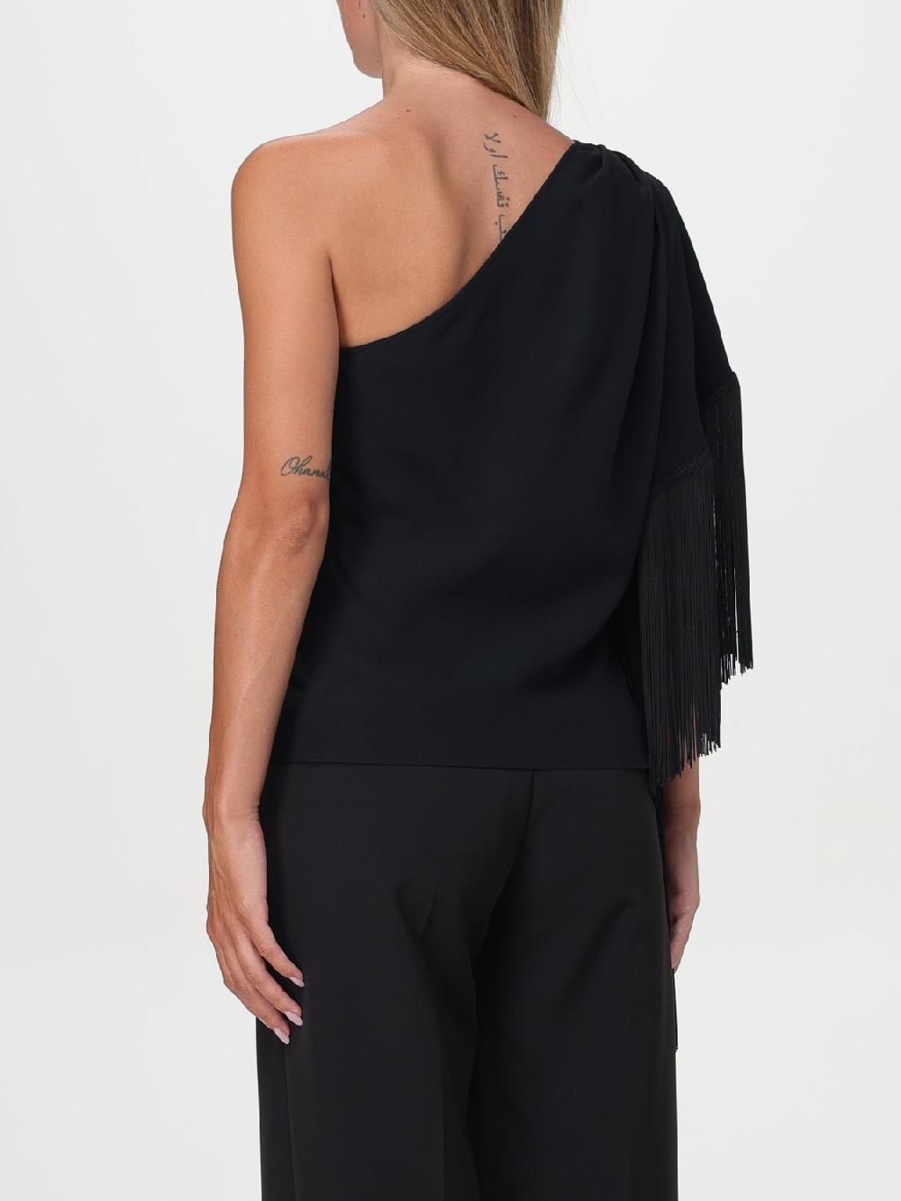 Giglio Top A Monospalla Con Frange Moschino Couture