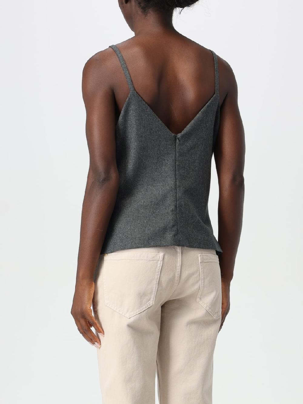 Giglio Top A Triangolo Brunello Cucinelli In Misto Lana