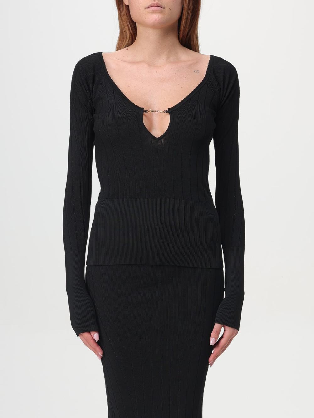 Giglio Top Le Haut Pralu Jacquemus in viscosa stretch a coste