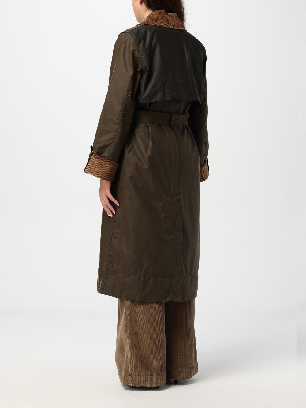 Giglio Trench A Doppiopetto Barbour In Cotone Cerato