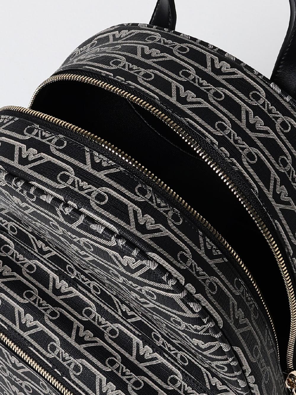 Giglio Zaino Emporio Armani In Nylon Con Logo Jacquard