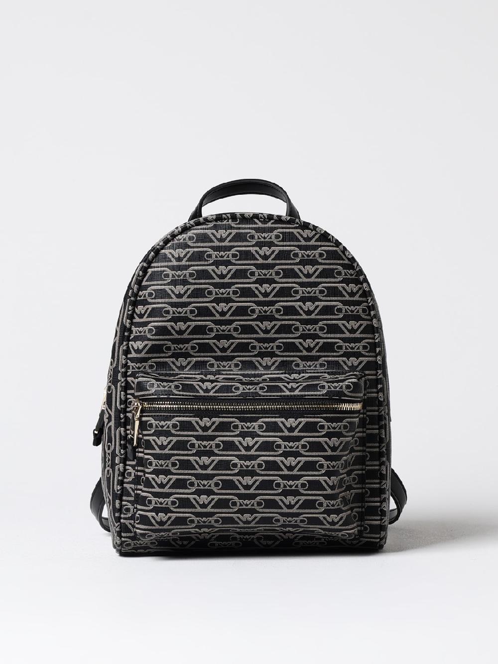 Giglio Zaino Emporio Armani in nylon con logo jacquard