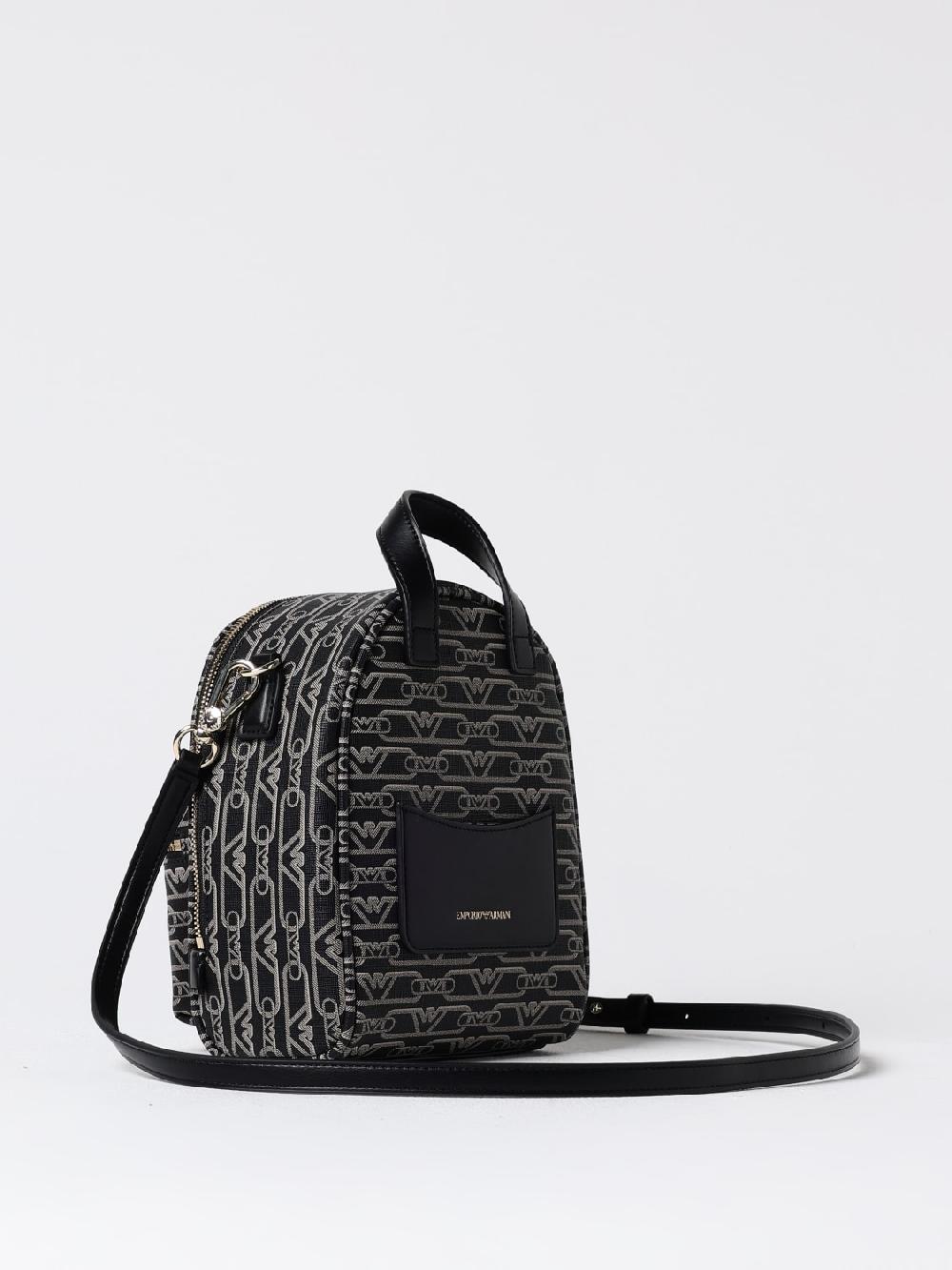 Giglio Zaino Emporio Armani In Tessuto Con Logo Jacquard