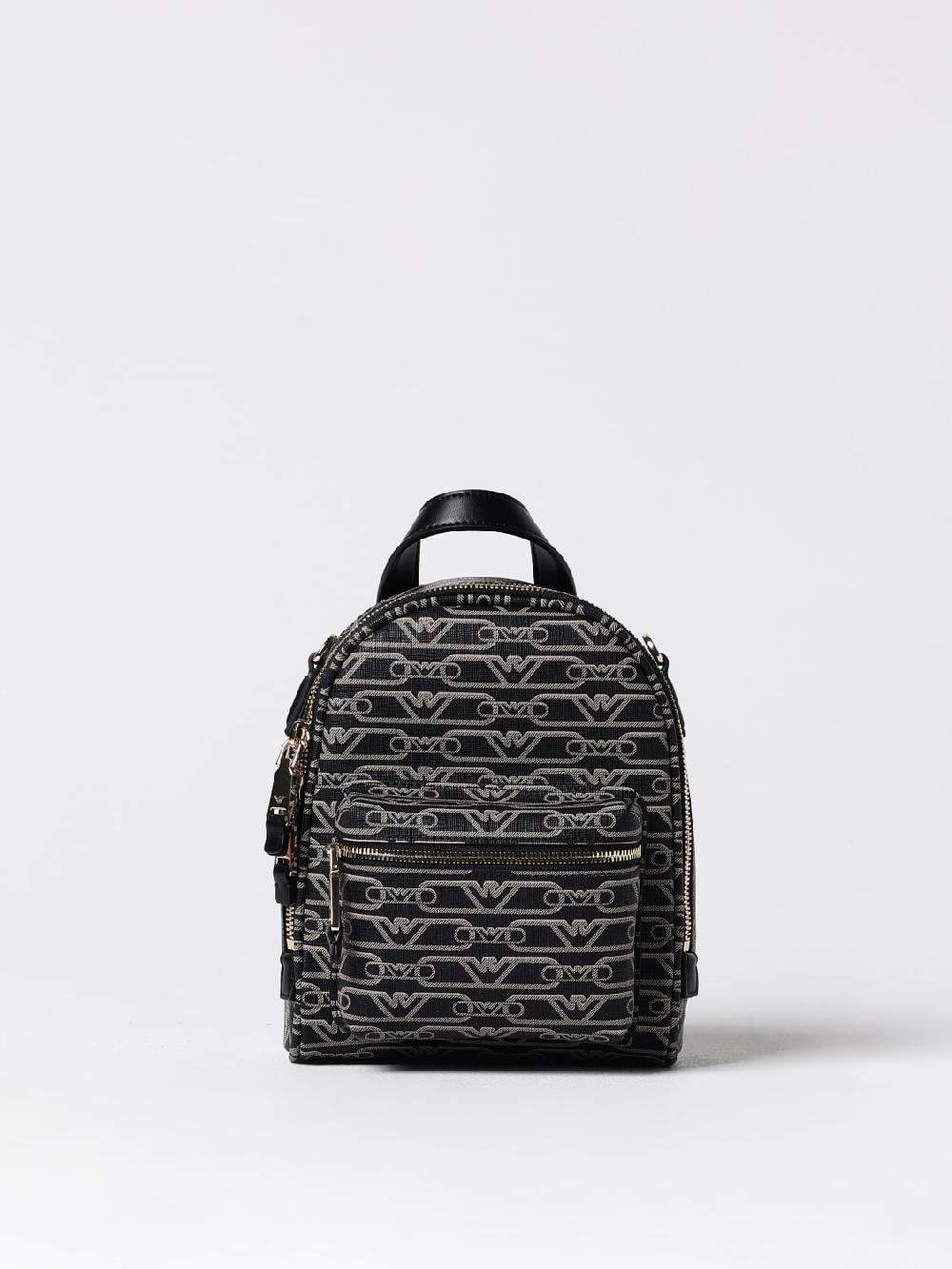 Giglio Zaino Emporio Armani in tessuto con logo jacquard
