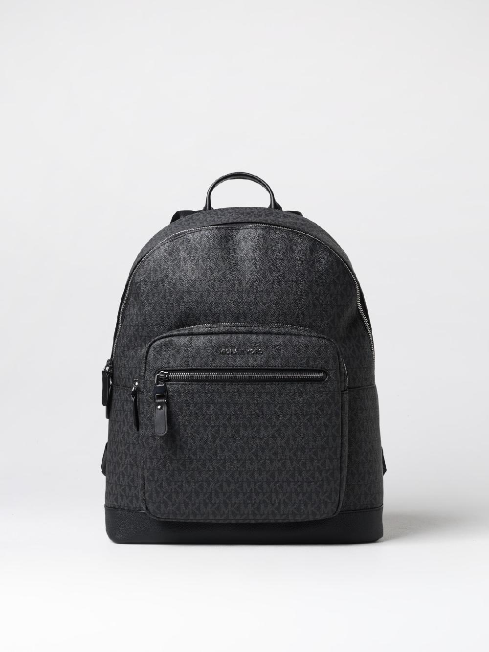 Giglio Zaino Hudson Michael Kors in cotone spalmato con monogram all over