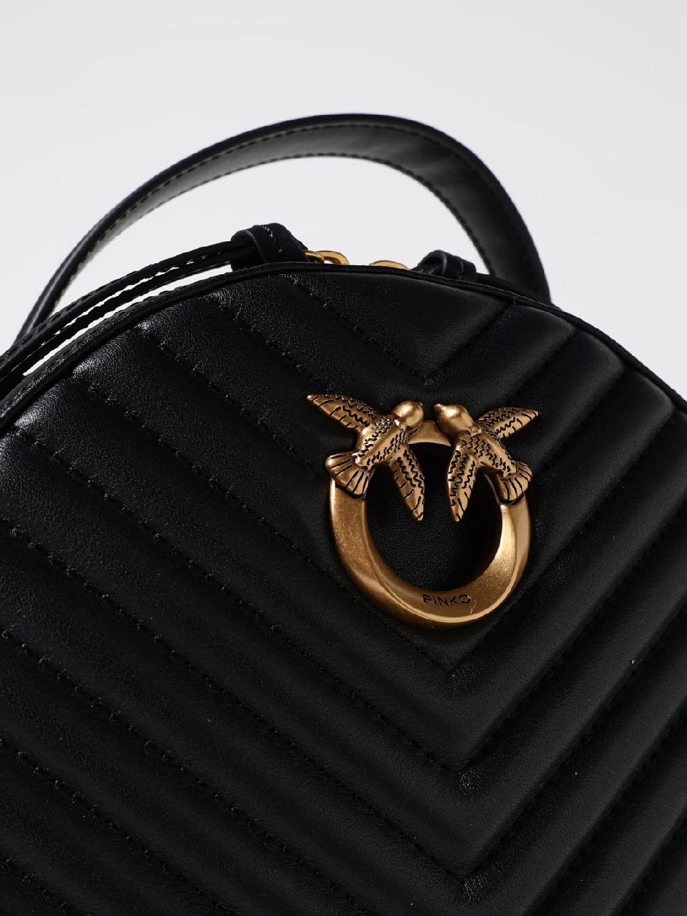 Giglio Zaino Love Click Pinko In Pelle Trapuntata Chevron