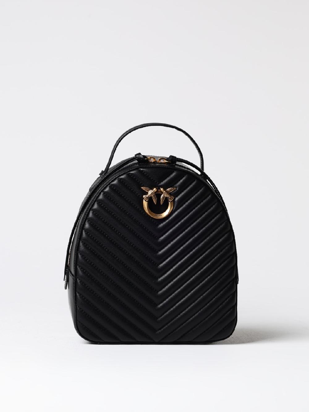 Giglio Zaino Love Click Pinko in pelle trapuntata chevron
