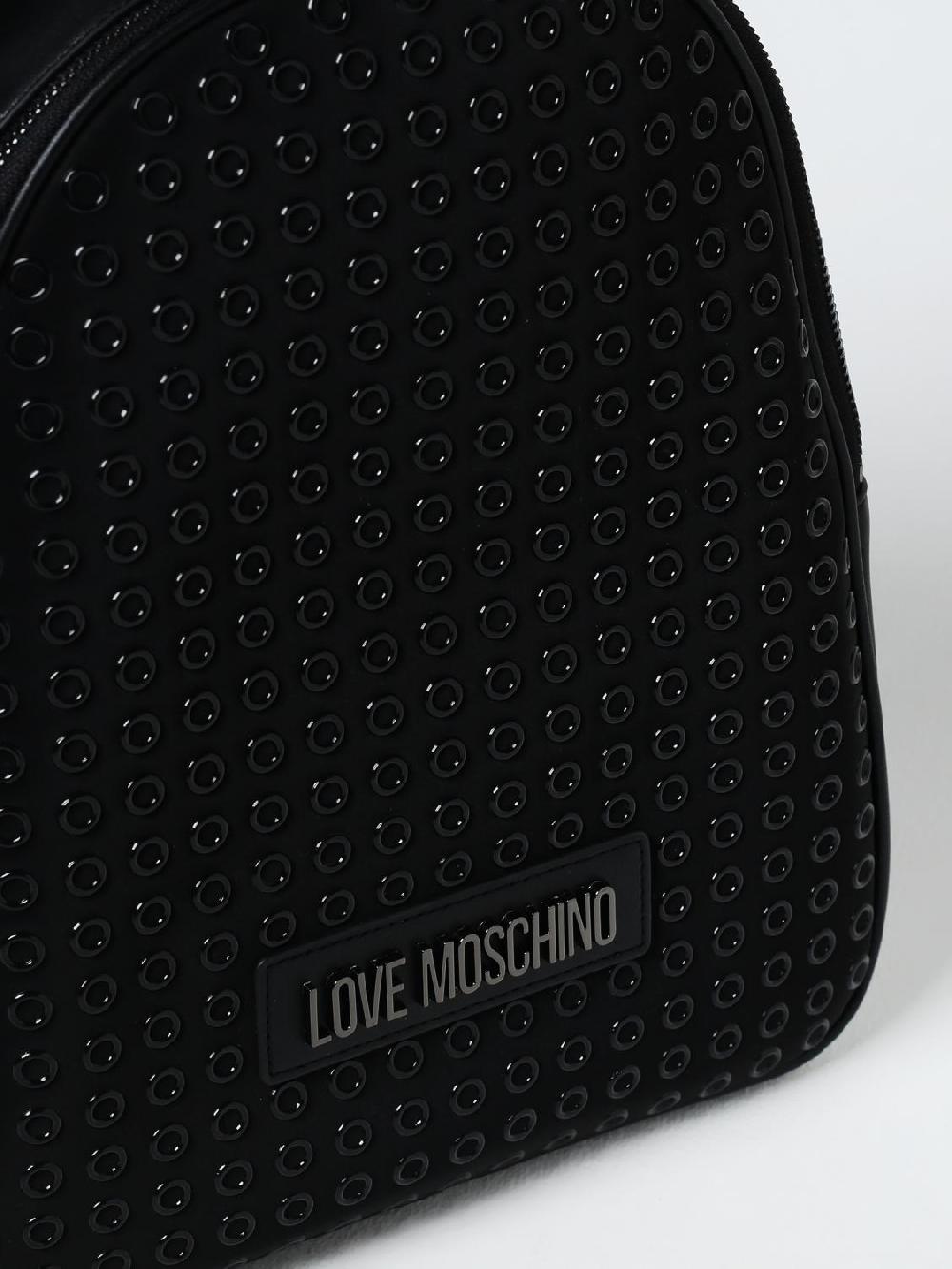 Giglio Zaino Love Moschino In Pelle Sintetica Con Occhielli Metallici