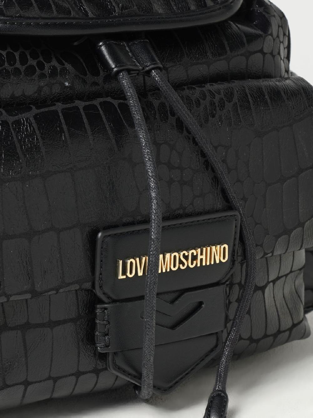 Giglio Zaino Love Moschino In Pelle Sintetica Stampa Cocco