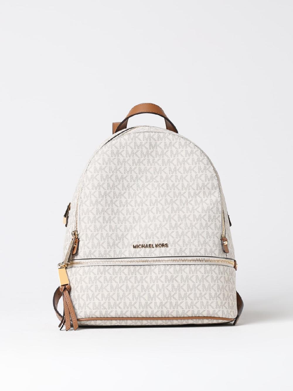 Giglio Zaino Michael Michael Kors in cotone spalmato con monogram MK all over