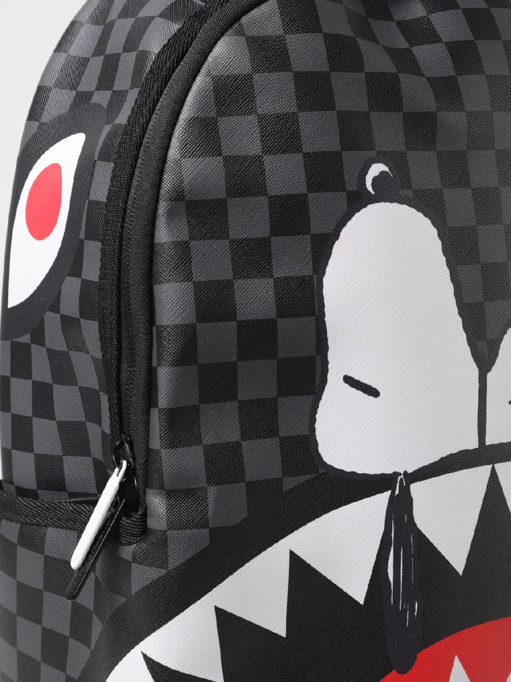 Giglio Zaino Snoopy Chilling Sprayground In Cotone Spalmato Saffiano Stampato
