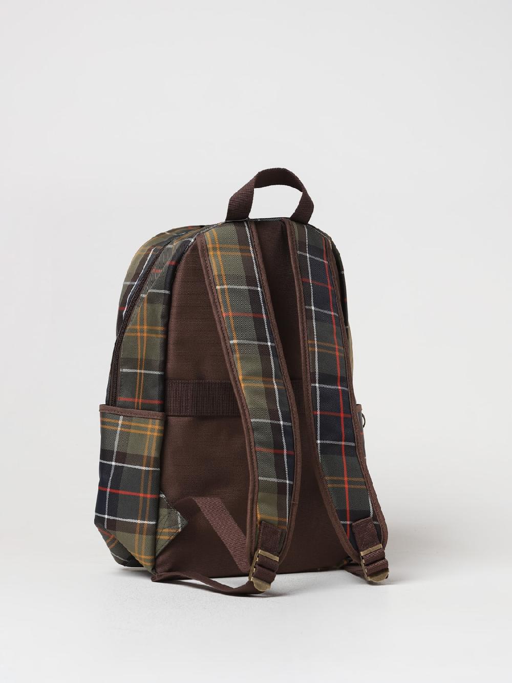 Giglio Zaino Torridon Barbour In Nylon Stampa Tartan