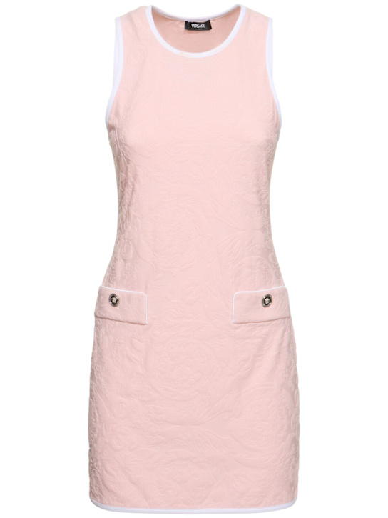 Luisaviaroma Abito corto in spugna jacquard barocco