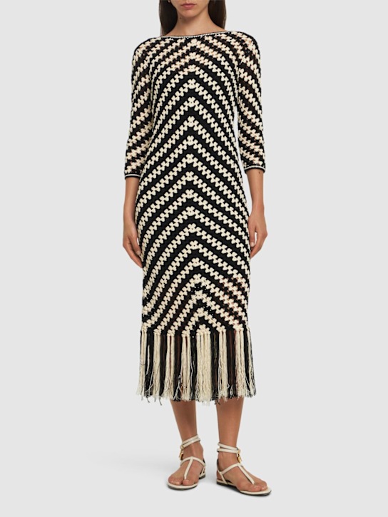 Luisaviaroma Abito Halliday In Crochet Realizzato A Mano