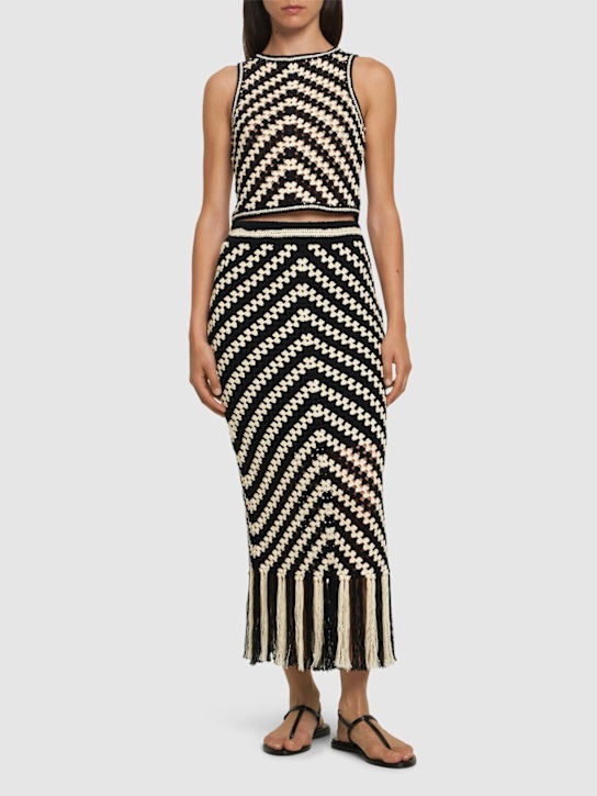 Luisaviaroma Abito Halliday In Crochet Realizzato A Mano
