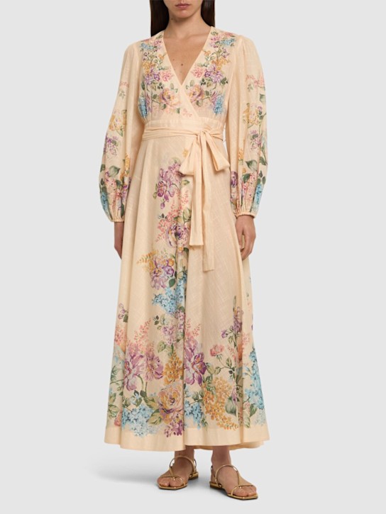 Luisaviaroma Abito Halliday In Misto Cotone Stampato