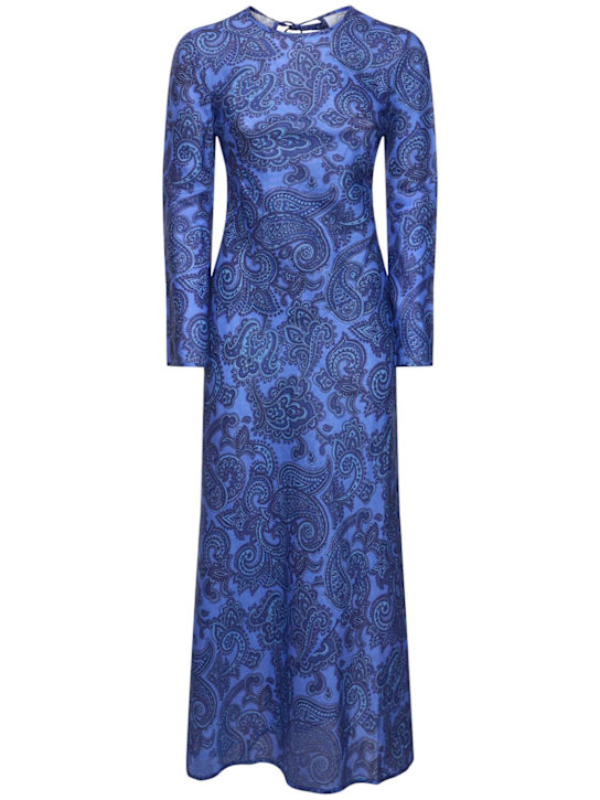Luisaviaroma Abito Ottie in lino con schiena cut-out