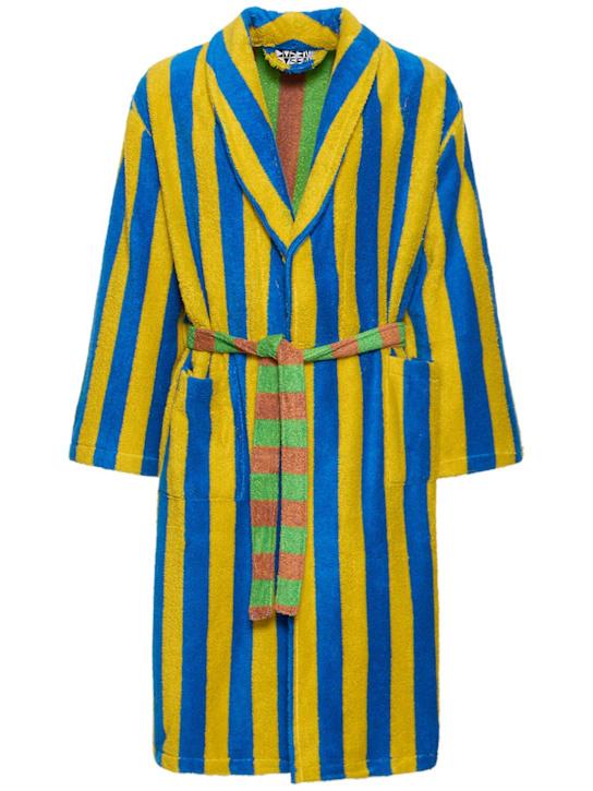 Luisaviaroma Accappatoio Reef Stripe in misto cotone