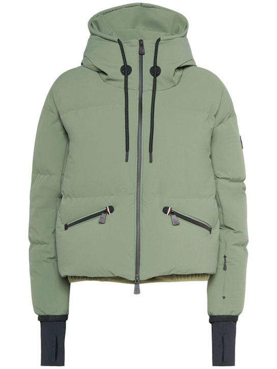 Luisaviaroma Allesaz nylon blend down bomber jacket