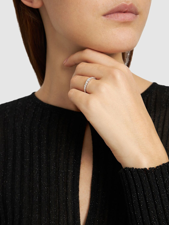 Luisaviaroma Anello Battito In Oro 18kt Con Diamanti