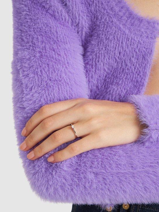 Luisaviaroma Anello Battito In Oro 18kt Con Diamanti