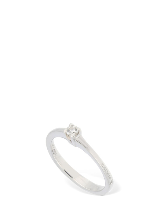Luisaviaroma Anello Battito in oro 18kt con diamanti