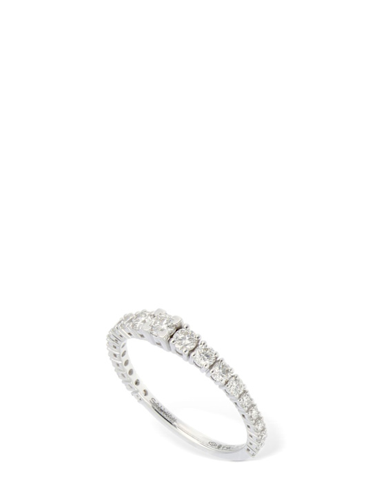 Luisaviaroma Anello Battito in oro 18kt con diamanti