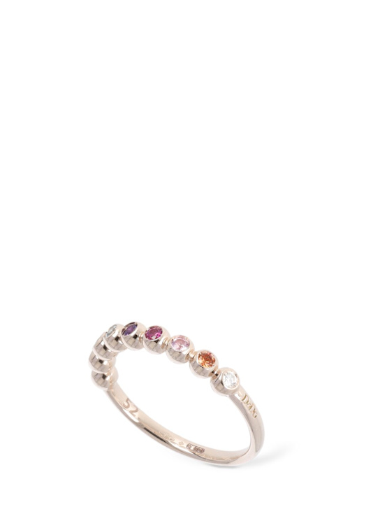 Luisaviaroma Anello Bollicine in oro rosa 9kt / cristalli