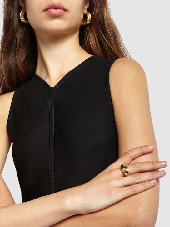 Luisaviaroma Anello Essentials Twist In Argento Sterling