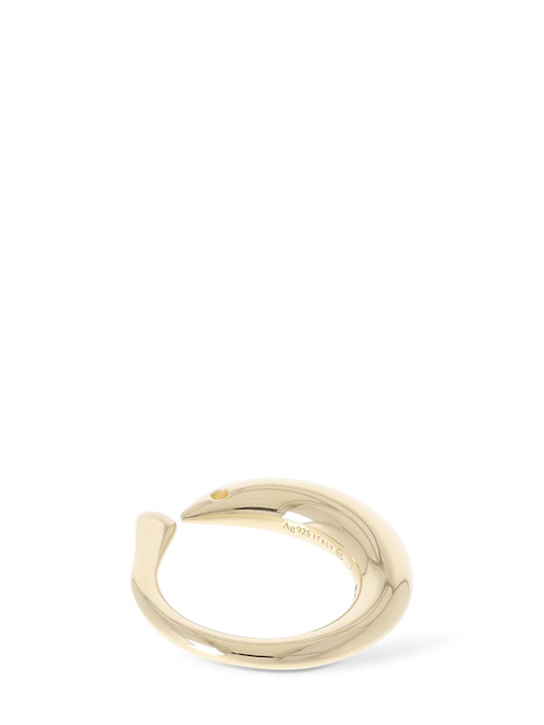 Luisaviaroma Anello In Argento Sterling Finitura Oro
