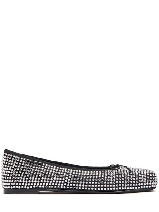 Luisaviaroma Ballerine Billie in raso con cristalli 10mm