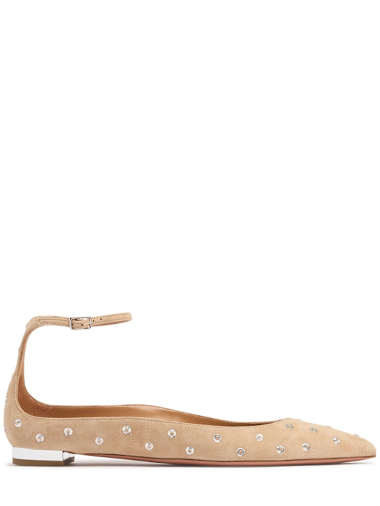 Luisaviaroma Ballerine Love Affair in camoscio 10mm