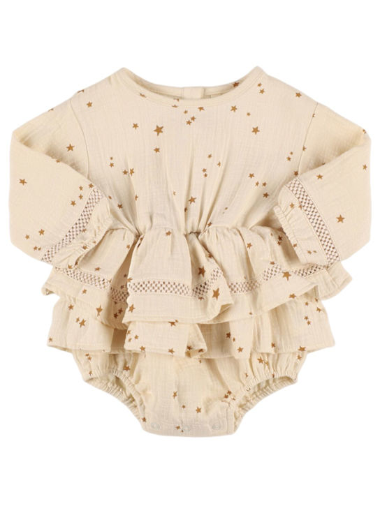Luisaviaroma Body in jersey di cotone organico stampato