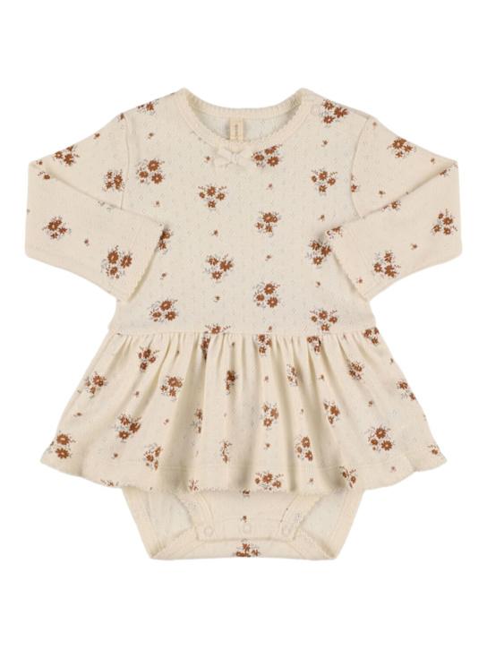 Luisaviaroma Body in jersey di cotone stampa floreale