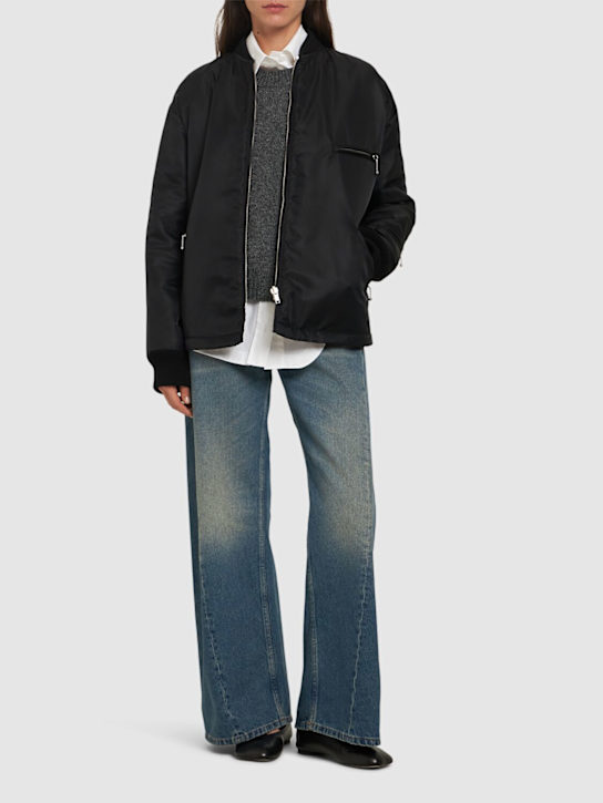 Luisaviaroma Bomber In Techno Trapuntato Reversibile