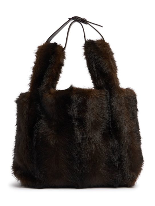 Luisaviaroma Borsa a secchiello in pelliccia sintetica