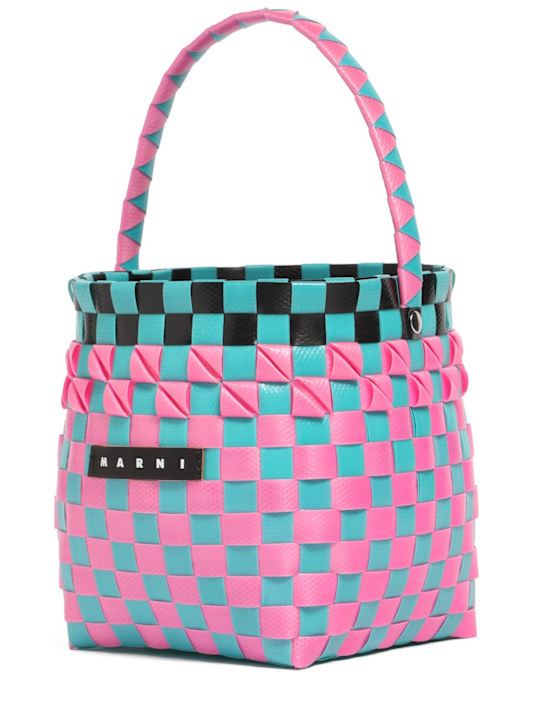 Luisaviaroma Borsa A Secchiello Intrecciata Color Block