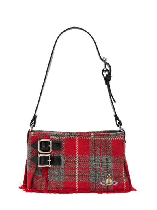 Luisaviaroma Borsa a spalla Heather Harris in tweed tartan