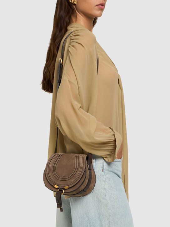 Luisaviaroma Borsa A Spalla Mini Marcie In Camoscio