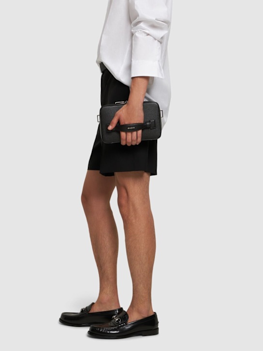 Luisaviaroma Borsa A Tracolla Gucci Script In Pelle